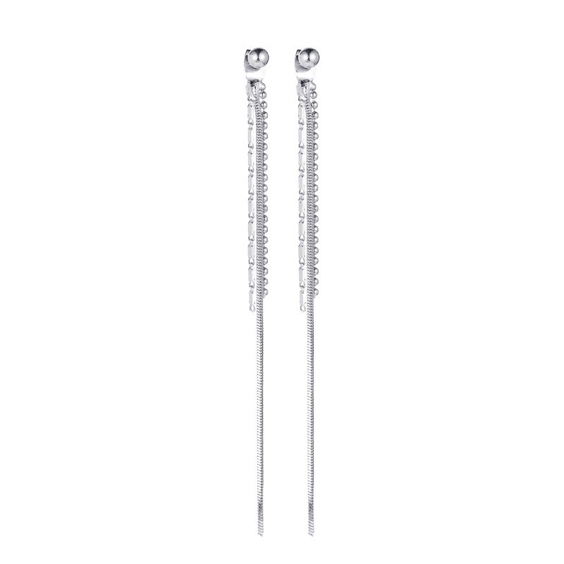 Instagram-Stil Laang Quasten fir Fraen, Modesch an personaliséiert Diamant-Ageleete Kette Ouerréng, Mesh Rout Ouerréng_voghion.com