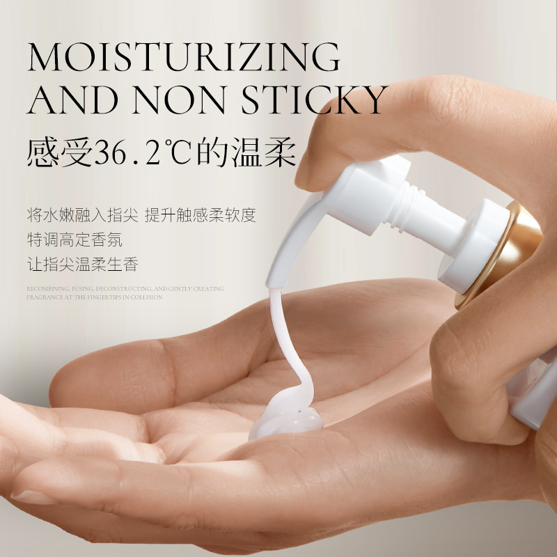 Beilingmei niacamida vitamina E triple crema de manos nutritiva hidratante anti-secado anti-agrietamiento crema de manos no grasa