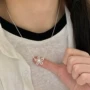新品小众百搭个性锁骨链