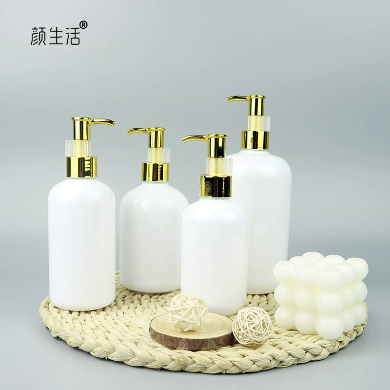 Бутылка для шампуня и геля для душа большой емкости для отеля, дозатор прессового типа, чайное масло, высококачественная бутылка для лосьона, сменная пустая бутылка