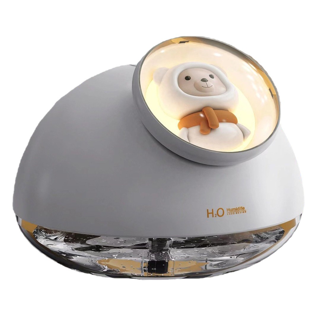 2023 nuevo colorido faro lindo mascota humidificador USB Oficina en casa escritorio pequeño al por mayor