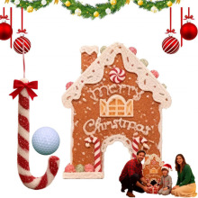 跨境爆款  Golf Game Set 姜饼高尔夫游戏套装