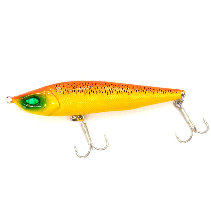 2 Pcs Sinking Minnow Fishing Lures Hard Baits Fresh Water Bass Swimbait Tackle Gear