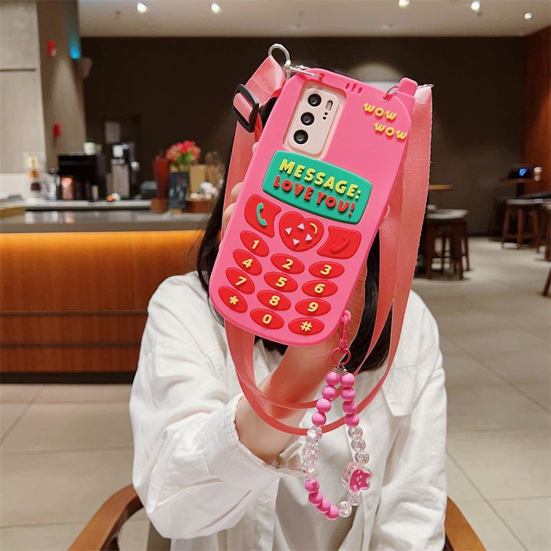 Protective Phone Case For IPhone 17 16 15 14 13 12 11 Pro Promax Plus16Promax Fun Big Brother Mobile Phone Case Bracelet Crossbody Rope 3D_voghion.com