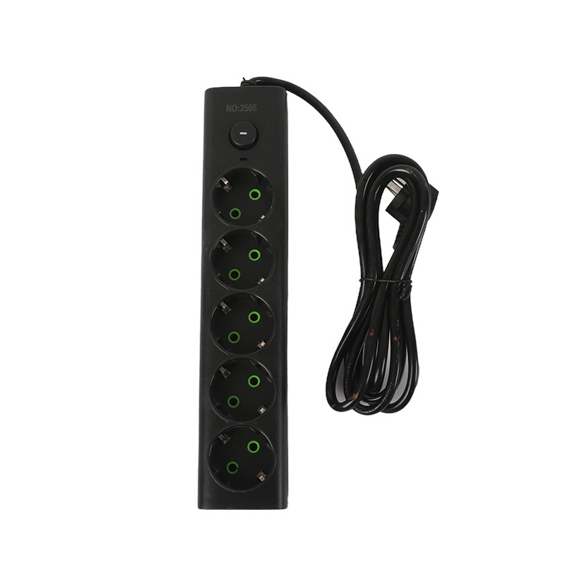 Europa 5 - 10 jack negro y blanco con bolsa de luz indicadora interruptor general de comercio electrónico transfronterizo ruso