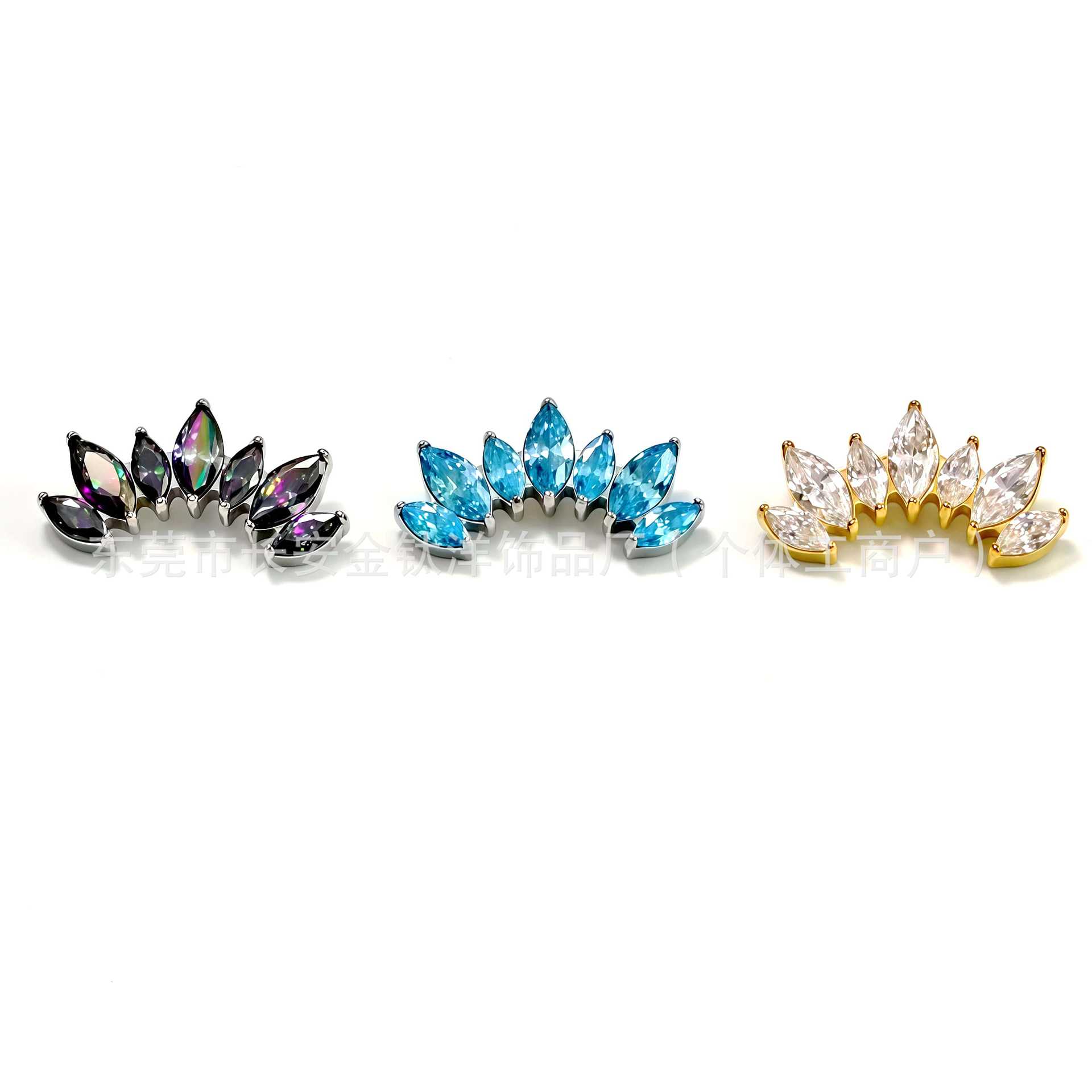 Labret piercing jewelry detail image