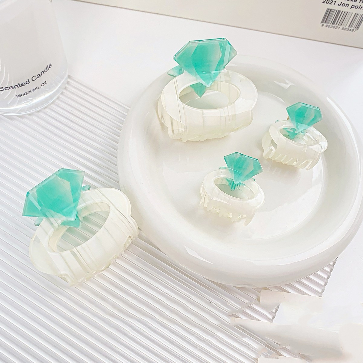 YHJ Hair Accessories 2023 New Diamond Grab Clip Retro Head Hair Shark Clip Headwear Hairpin Hair Grab Hairpin