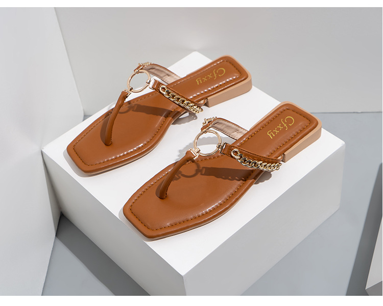 Cfxxy Cross Border Slides Outer Wear Fashion Flip Flops Fip Foreign Trade Sandals Women S Shoes Flat_voghion.com