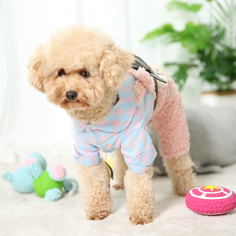 2021吉米娃娃  狗狗衣服四脚冬装泰迪冬天宠物衣服时尚秋款小型犬|ru