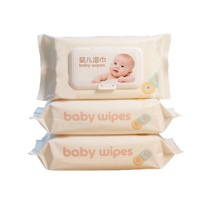 Toallitas húmedas personalizadas para bebés para uso doméstico, toallitas húmedas para bebés, paquete familiar, paquete grande de 80 hojas, madre y bebé, recién nacido, paquete pequeño portátil