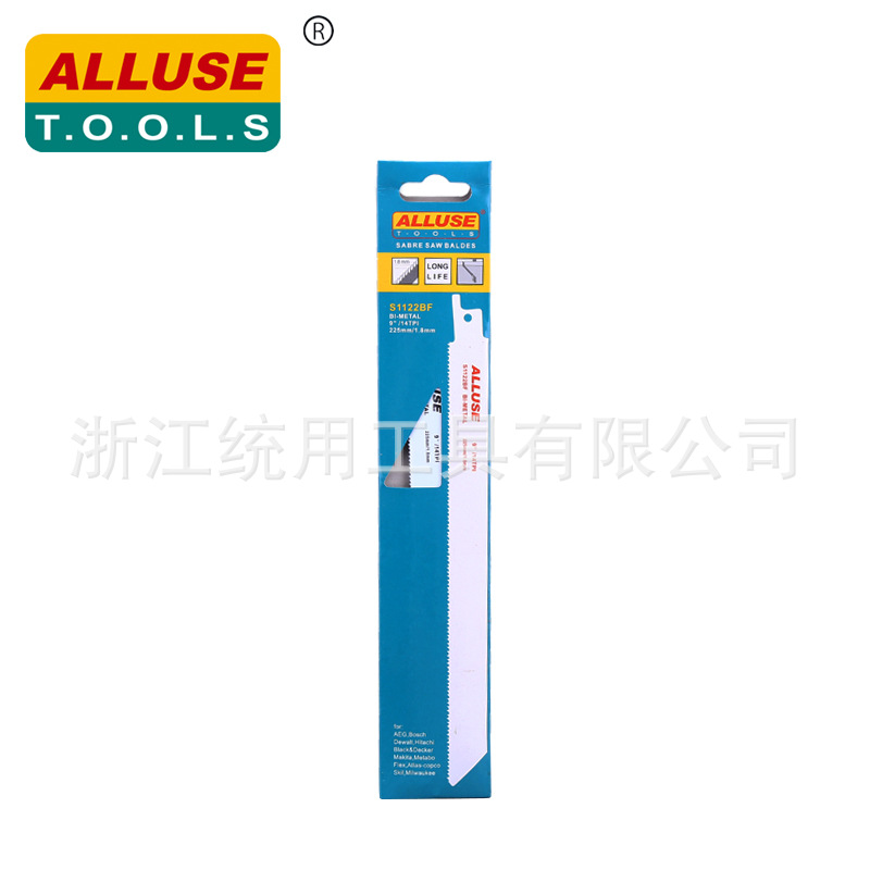 统用正品 高品质S1122BF木材塑料管切割 马刀锯条双金属 往复锯条