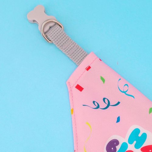 Birthday Party Dog Bibs, Pet Drool Cloths, Cat Triangular Scarves, Dog Saliva Towels, Neck Wraps with Collars