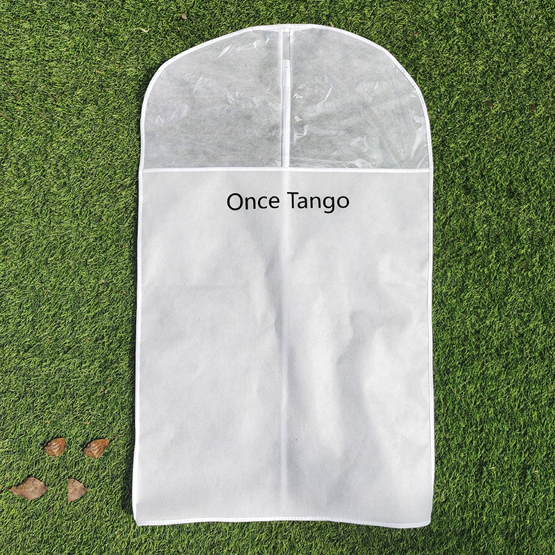 Чехол для костюма из нетканого материала, сумка для хранения костюма, чехол для хранения пальто, чехол для одежды, белый пылезащитный чехол, чехол для куртки