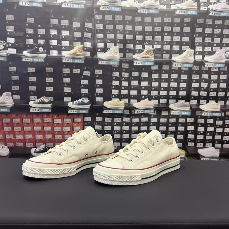 Meiqi Converse 1970s Couple Canvas Shoes Women's High Top Star Classic Low Top Retro Sports Casual Shoes for Men