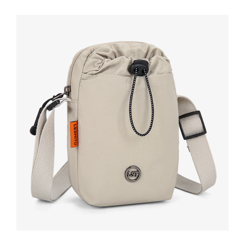 Bolso Bandolera para Teléfono Nailon Impermeable Con Cordón para Uso Diario
