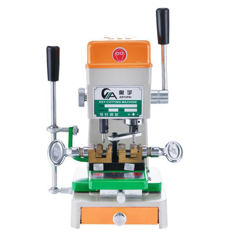 双刀刻数控钥匙机打孔复制机高精度多功能数控配钥匙卧式