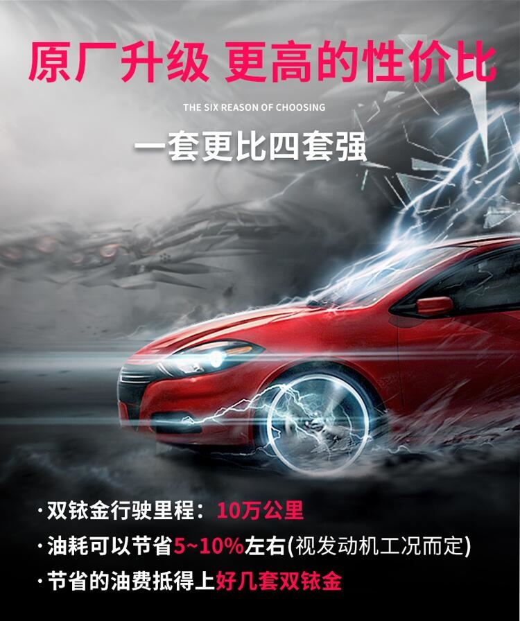 Toyota Camry spark plug original upgrade 2.0L/2.4L/2.5L original car special fit double Iridium