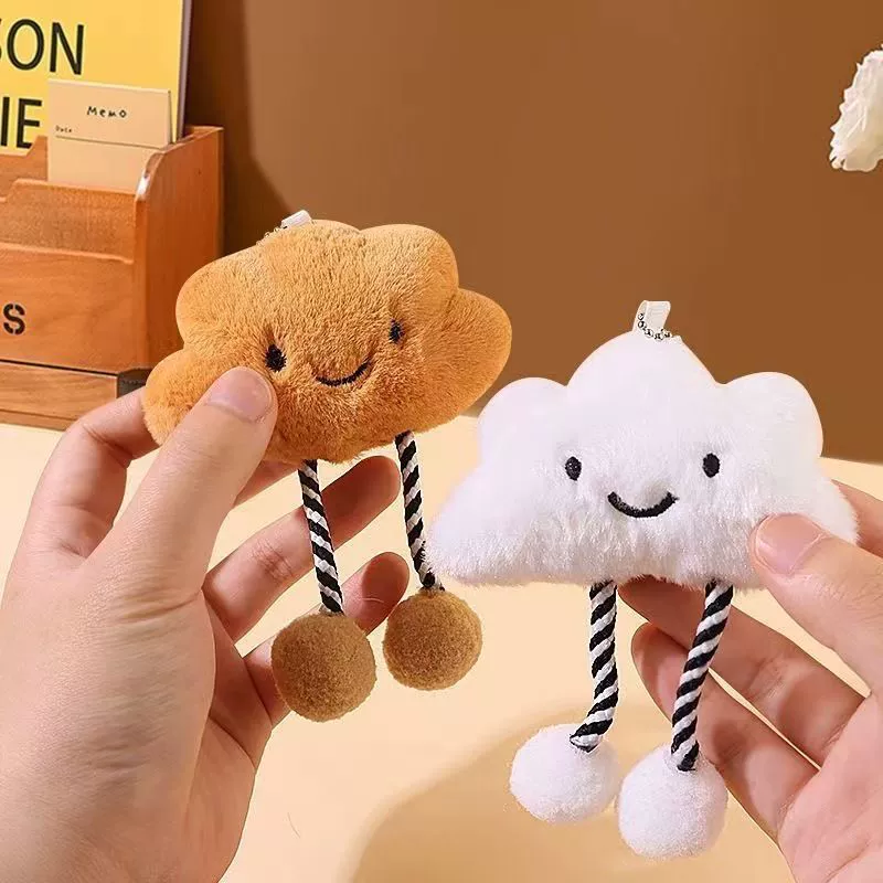 Симпатичные облака подвески плюшевые игрушки кукла кукла автомобиль брелок подвеска сумка украшения подбрасывать подарки