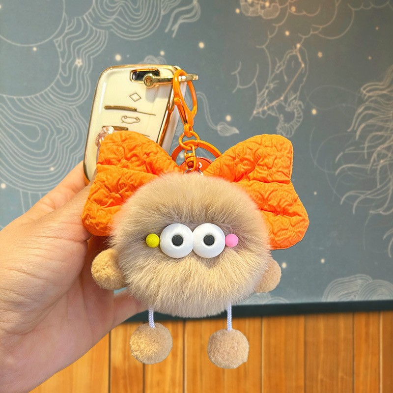 ぬいぐるみのかわいいアクセサリーのぬいぐるみのペンダント卸売りのおもちゃの子供のかばんの漫画の子供の鍵は子供の機械をつかみます。