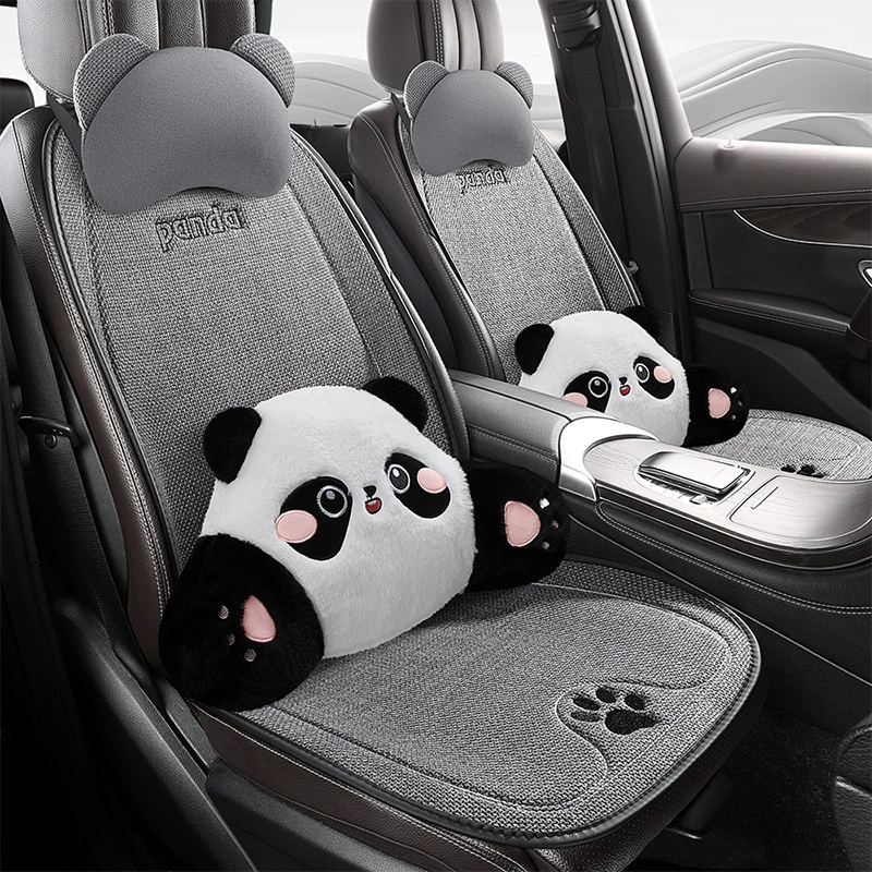 2024 Dei Panda дышащая ткань автомобильное сиденье коврик четыре сезона