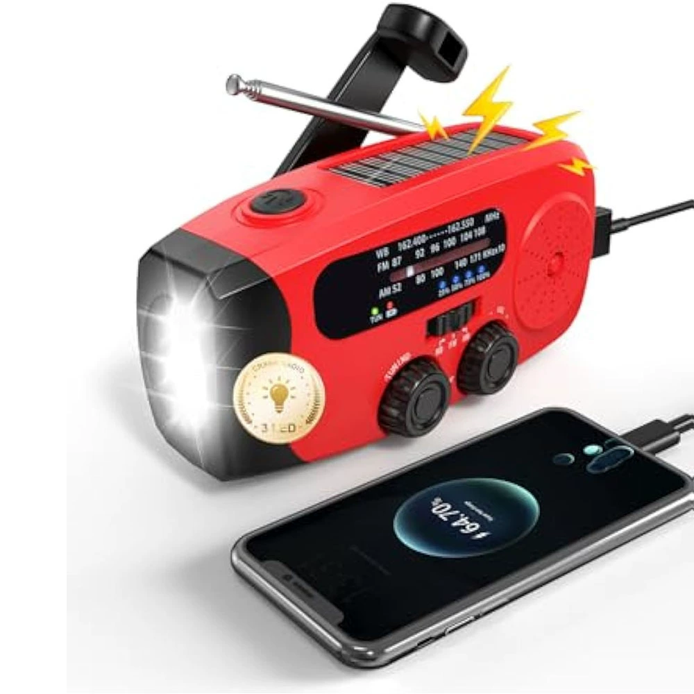 Рука встряхивая солнечное радио многофункциональный фонарик портативная радиостанция наружная зарядка Bao аварийная зарядка