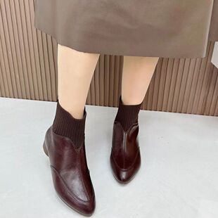 ��ƷС�¸���ѥŮ�ﶬ�¿��ѥ��Ʒ�A�^�и�����ë���ں������ɫ