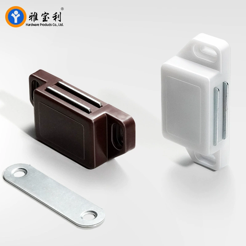 Furniture cabinet door magnetic touch plastic strong magnetic magnetic bead shoe cabinet wardrobe door touch cabinet suction bookcase door magnetic clip