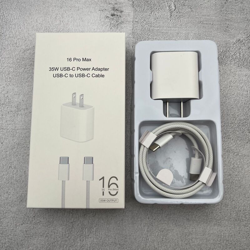 适用苹果欧规充电器35W/20Wpd美规英规充电头iPhone16快充头套装|undefined