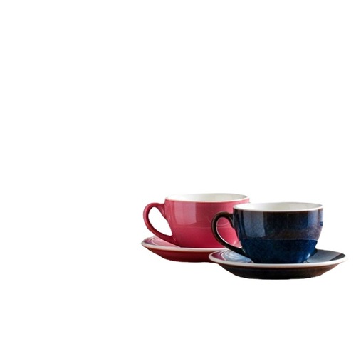 拿铁咖啡杯 300欧式陶瓷加厚美式卡布奇诺专业拉花咖啡杯碟套装