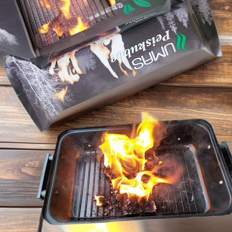 Фабричный прямой огонь кирпич Открытый Кемпинг привести угольный огонь большое время горения долго