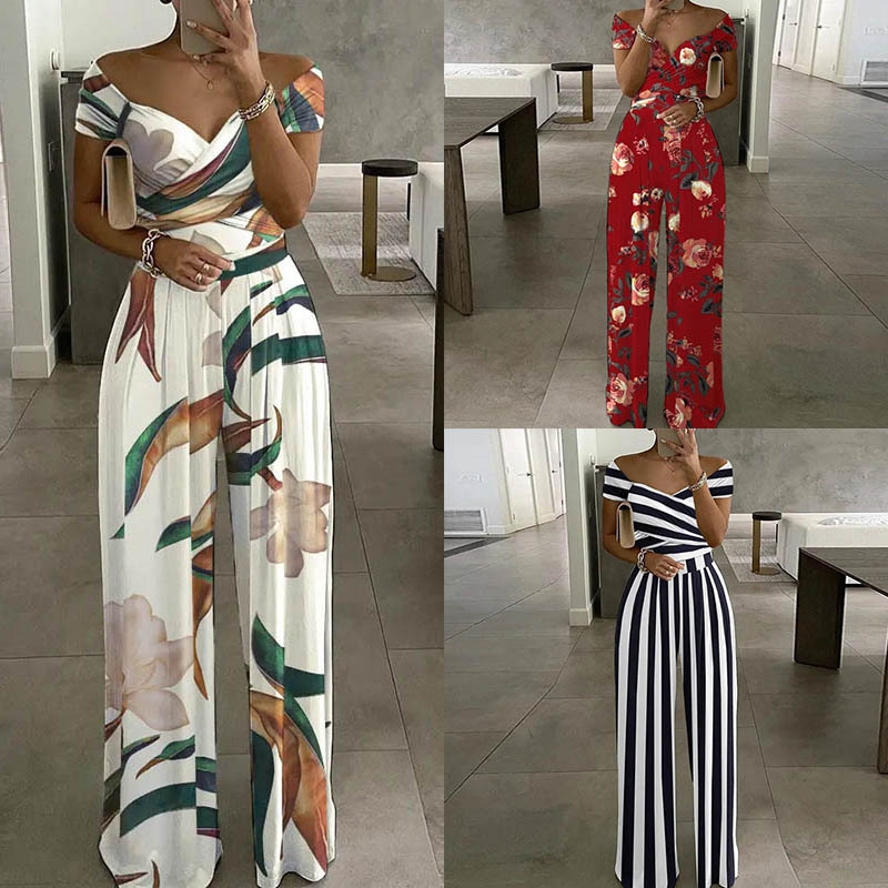 Mono de pierna ancha con estampado holgado, elegante y a la moda, estilo europeo y americano, novedad primavera 2026, para mujer, ideal para el día a día.