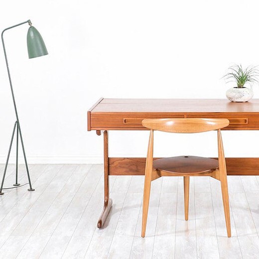 Return to the Simple: North American Cherry Wood Desk, Mcm Vintage Minimalist Computer Desk, Study Desk, Writing Desk Return to the Simple: North American Cherry Wood Desk, Mcm Vintage Minimalist Computer Desk, Study Desk, Writing Desk