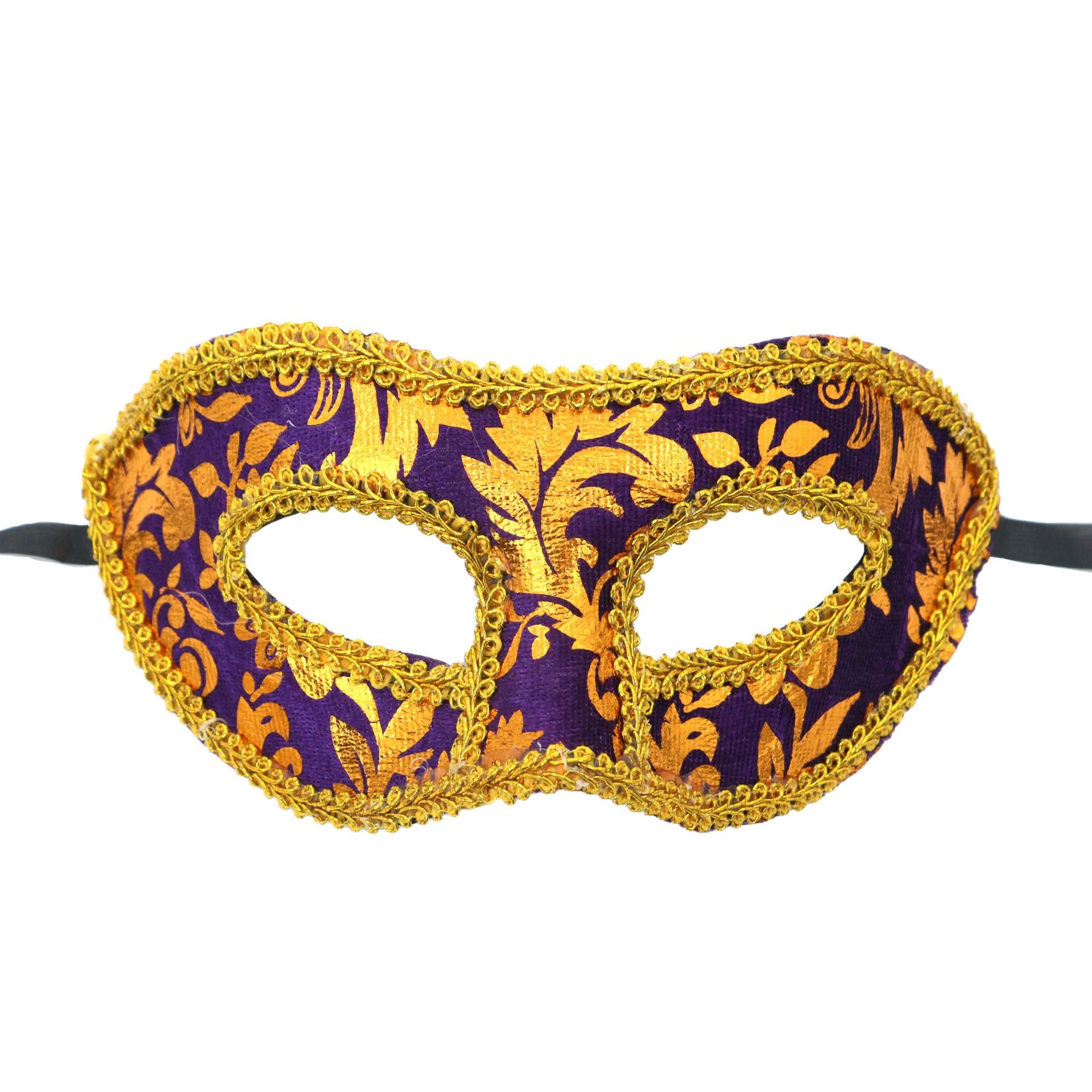 Amazon venta caliente máscara de jazz máscara de tela de lana cabeza plana máscara de borde para hombres suministros de vacaciones al por mayor