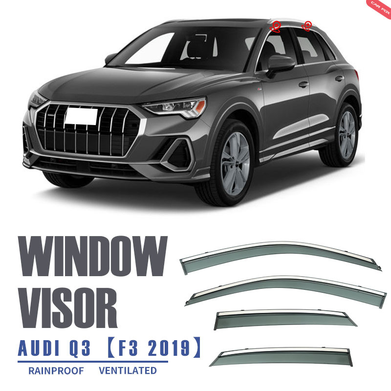 (2) AUDI Q3   Ǵ      AUDI Q3 SPORTBACK WINDOW VISOR 