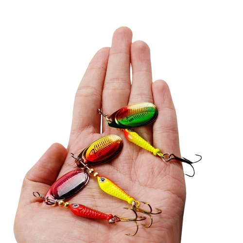 Skimming Shark | Rotating sequined hand-cranked lures, rotating metal sequined lures, rotating iron sliced ​​lures, fake lures wholesale