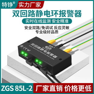 Special Zheng double-circuit anti-static bracelet alarm 85-2 static eliminator wired wrist strap monitor