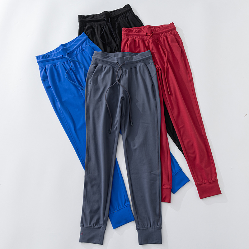 Cross-Border High-Waisted Jogging Pants for Women, Fitness Trousers, Drawstring, Quick-Drying, Elastic Waist, Running Fitness Slimming Yoga Pants Cross-Border High-Waisted Jogging Pants for Women, Fitness Trousers, Drawstring, Quick-Drying, Elastic Waist, Running Fitness Slimming Yoga Pants