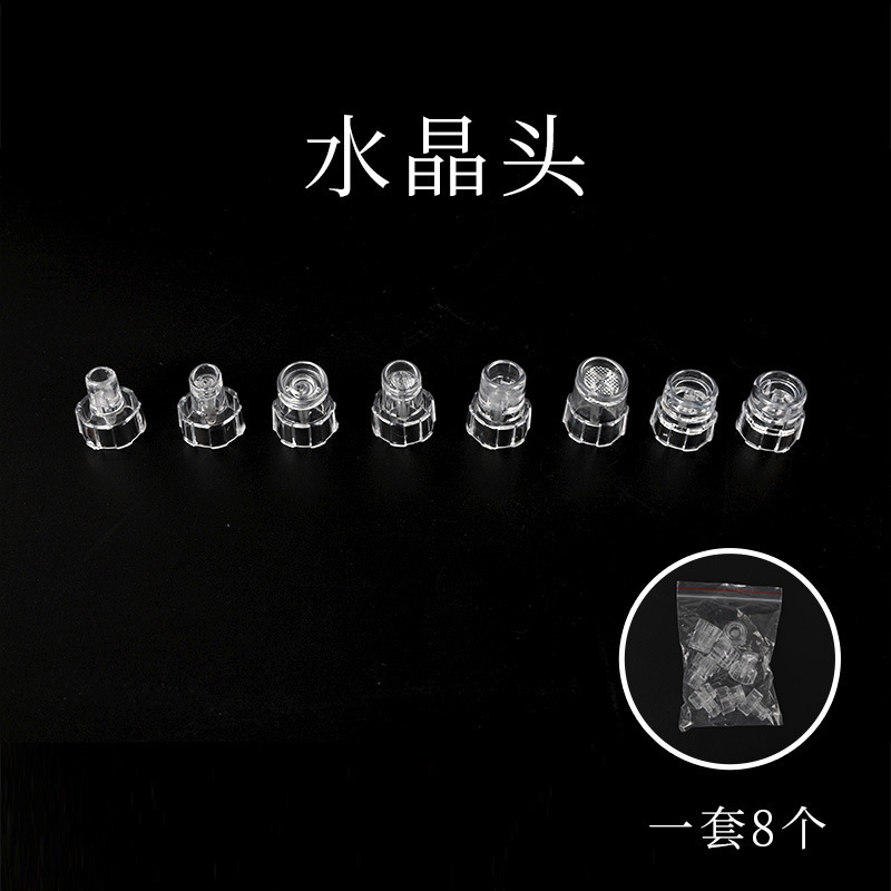 水素酸素小さなバブルアクセサリー高周波酸素注入ガン超音波アイスハンマーバブルペンハンドルクリスタルヘッドABCソリューションボトル|undefined