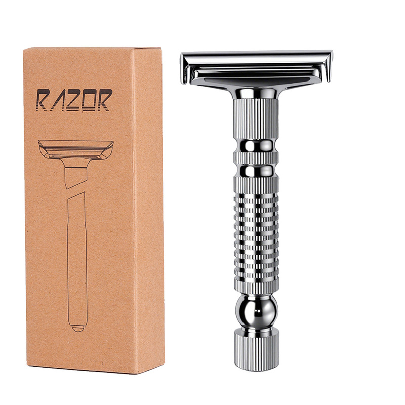 Amazon's New Razor Manual Razor Retro Beard Razor Platinum Double-Sided Blade Shaving Razor