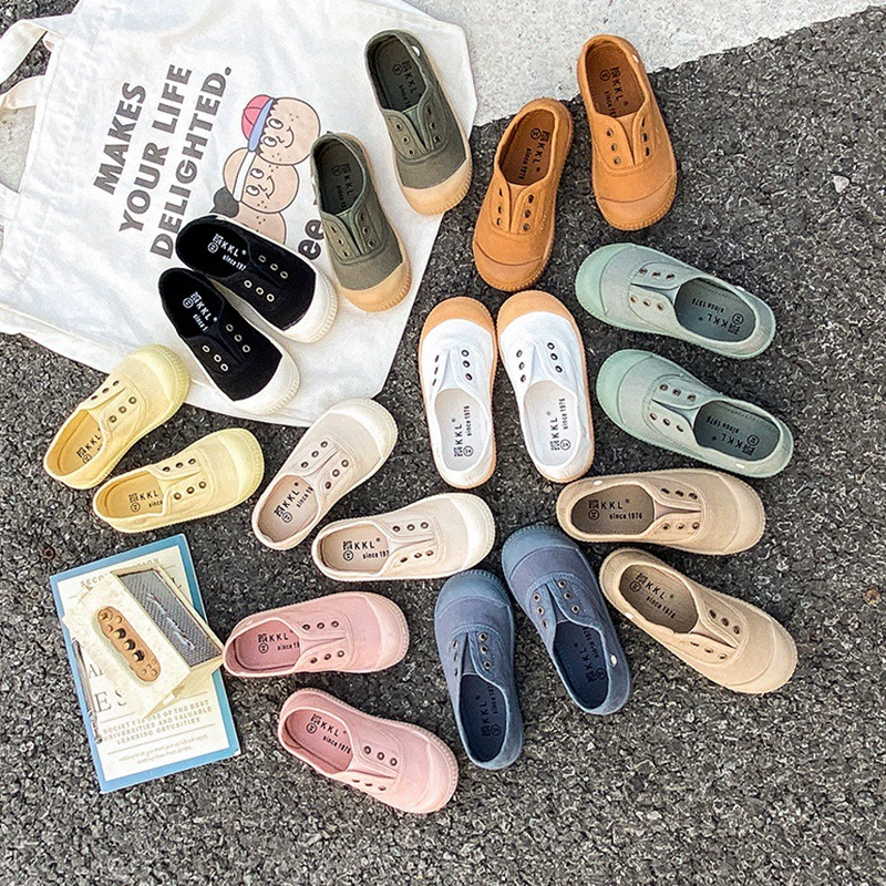 Детские кеды весна-осень 2024, для мальчиков и девочек, слипоны, повседневная обувь для малышей и младенцев