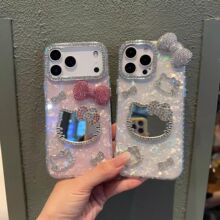 镶钻镜框菱格纹适用iPhone17promaxiPhone 17 新款水钻17PR