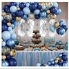 Metal balloon, blue children's set for boys, decorations, Birthday gift