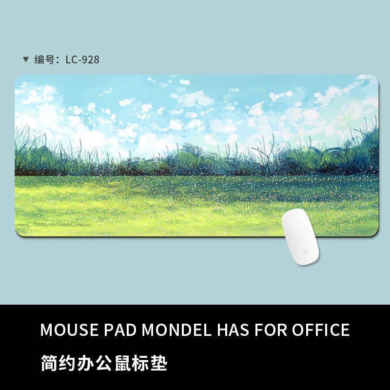 事務用クッション学習デスクトップパッドパソコンキーボードデスクトップパッド風景イラストマウスパッドデスクトップパッド|undefined