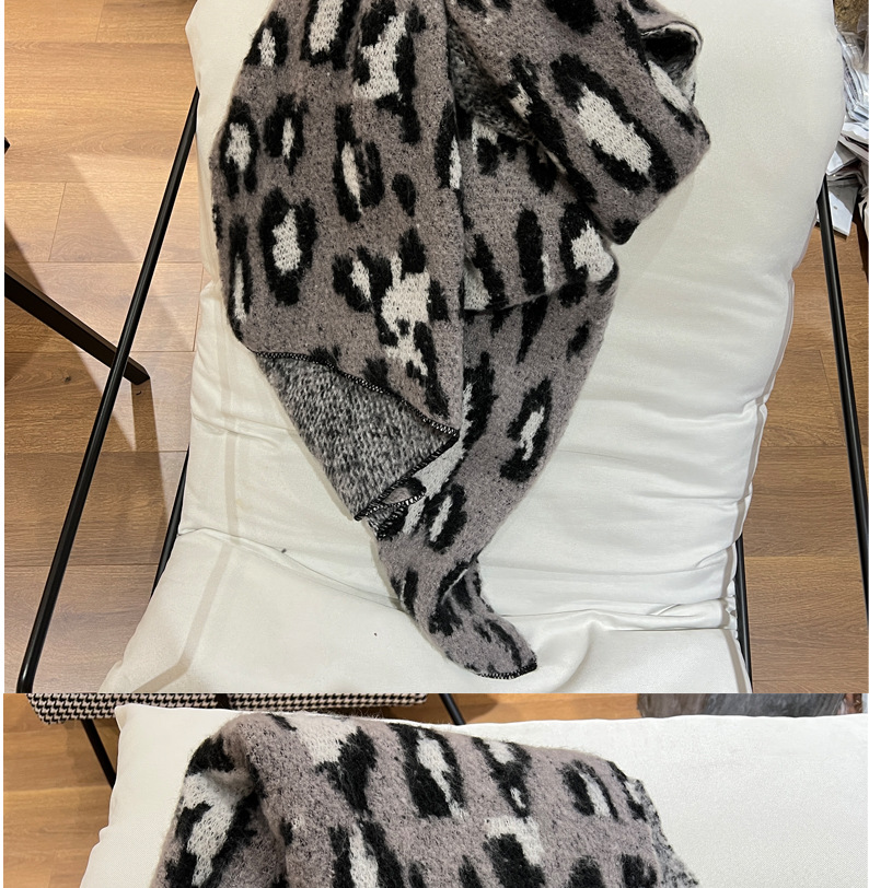 Bufanda mujer leopardo de cachemira imitación mantón invierno_voghion.com