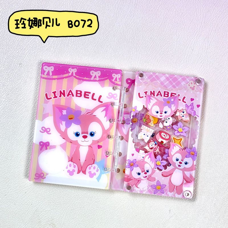 日本の漫画 A7 ルーズリーフノートブックかわいいガーリーハート高価値アニメ学生アクリル|undefined