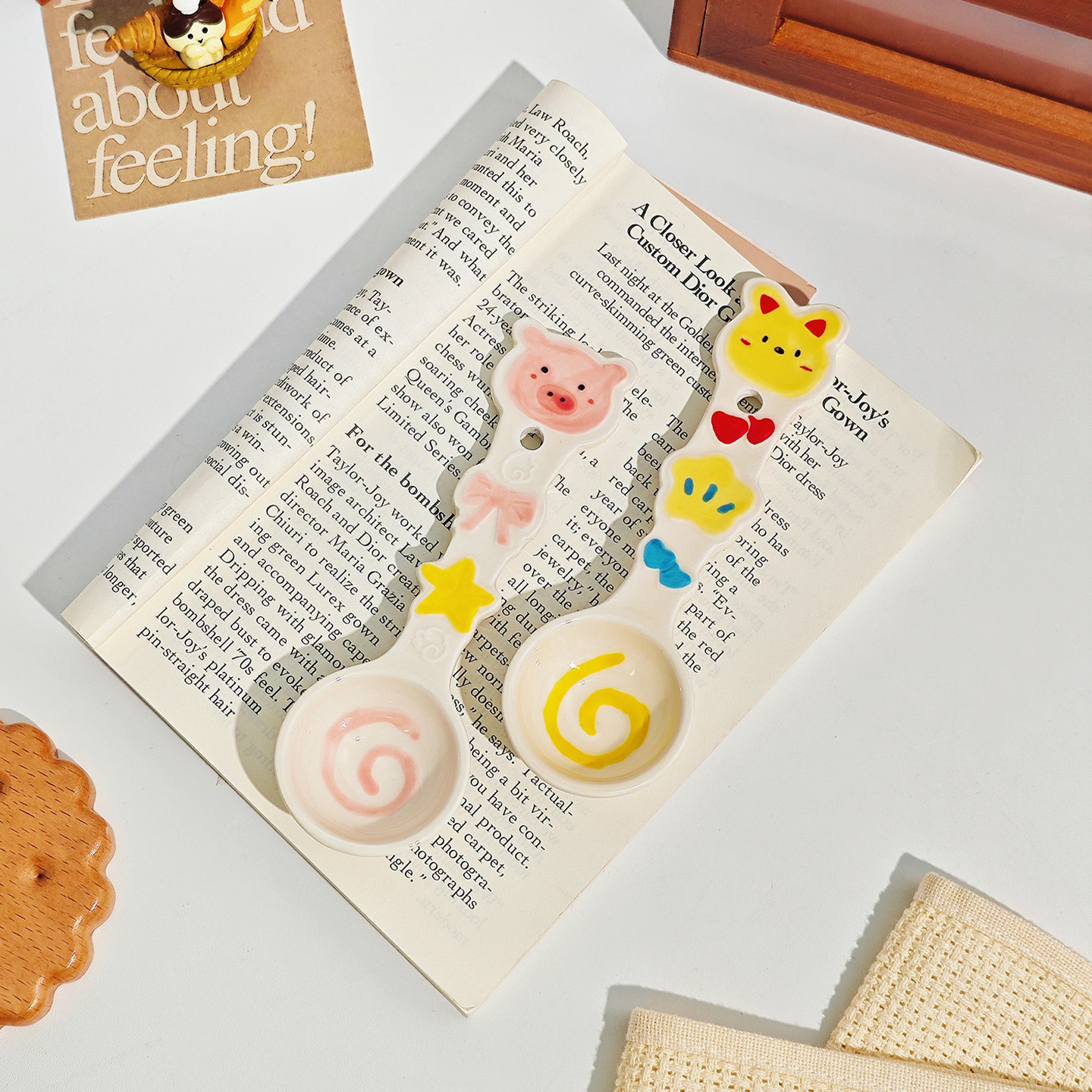 Inswind Girl 's Heart adorable cerámica nuevo bebé casero postre de alto valor de la cara yogur de avena salsa de sopa