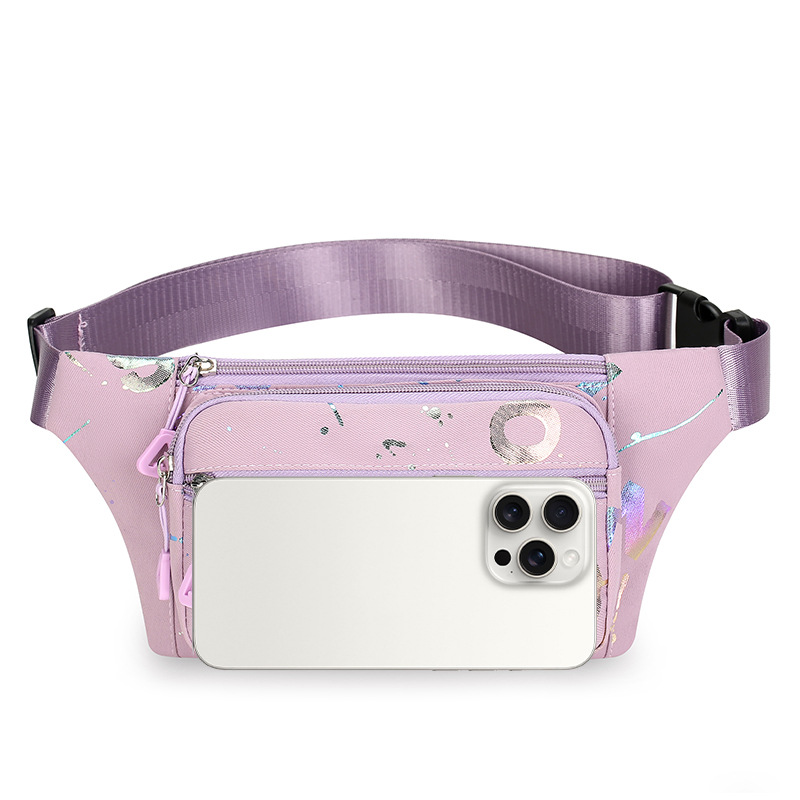 Bolsa de cintura multifuncional de alta capacidad a prueba de rociadores para correr al aire libre, bolso de teléfono móvil, bolso de Oxford para hombres