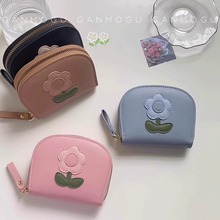 日系卡通小花风琴卡包女钱包小巧便携手拿零钱包多卡位卡夹公交卡
