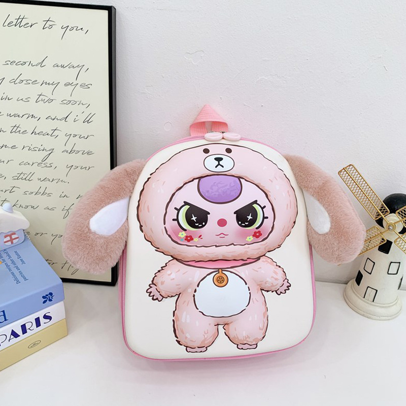 Mochila infantil lindas mochila de niña caricatura niños mochila de jardín de infantes respirada preescolar mochila de niña pequeña
