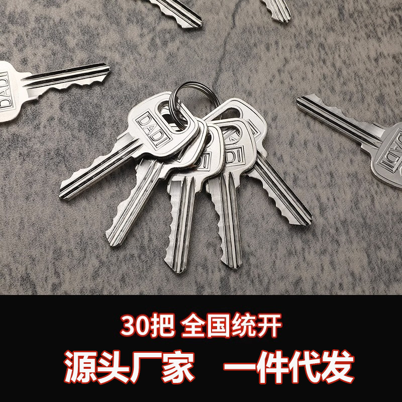 Property Lock Cylinder Key for Pipeline Wells, Water Wells, Electric Wells, Water Meters, Water and Electricity Rooms, Fire Doors, and Weak Current Rooms Universal Key Quick Delivery